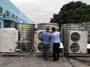 中國鐵建大橋工程局集團有限公司——5匹5噸商用空氣能一體機